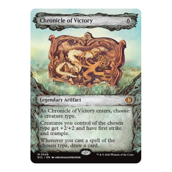 Chronicle of Victory (Showcase) (ECL) #346 Mythic Rare (Foil Near Mint) Lorwyn Eclipsed Magic: The Gathering: 2026