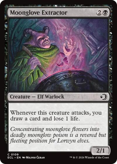 2026 Magic: Lorwyn Eclipsed (ECL) - Moonglove Extractor (#109, Common) (Lightly Played)