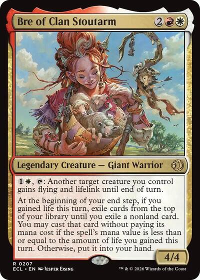 Bre of Clan Stoutarm (ECL) #207 Rare (Lightly Played) Lorwyn Eclipsed Magic: The Gathering: 2026