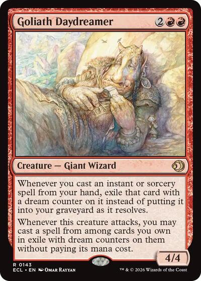 Goliath Daydreamer (ECL) #143 Rare Lorwyn Eclipsed Magic: The Gathering: 2026