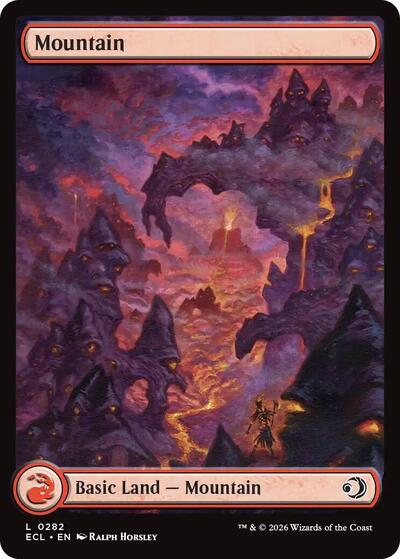 Mountain 0282 (ECL) #282 Land Lorwyn Eclipsed Magic: The Gathering: 2026