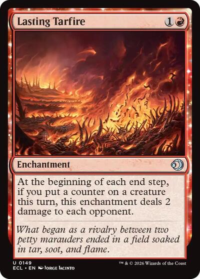 2026 Magic: Lorwyn Eclipsed (ECL) - Lasting Tarfire (#149, Uncommon) (Lightly Played)
