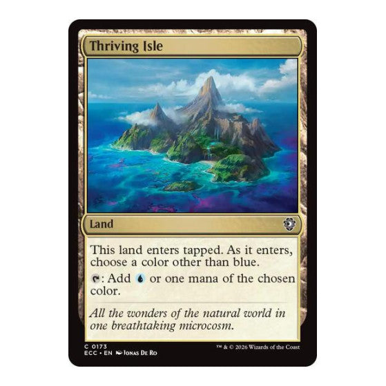 Thriving Isle (ECC) #173 Common (Lightly Played) Commander: Lorwyn Eclipsed Magic: The Gathering: 2026
