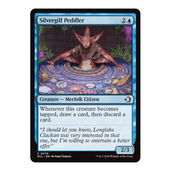 Silvergill Peddler (ECL) #70 Common Lorwyn Eclipsed Magic: The Gathering: 2026