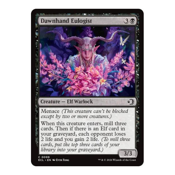 Dawnhand Eulogist (ECL) #99 Common Lorwyn Eclipsed Magic: The Gathering: 2026