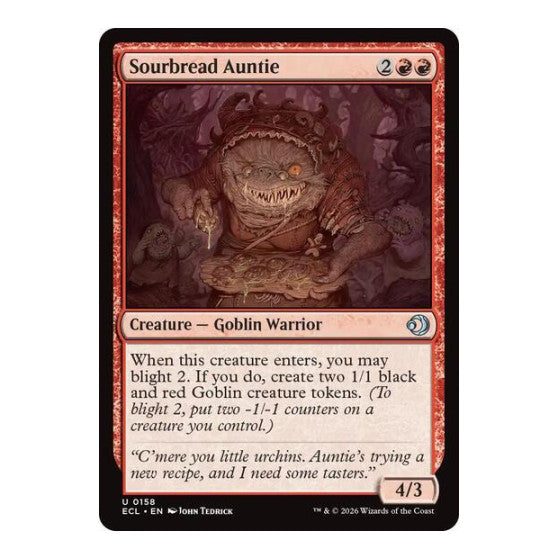 Sourbread Auntie (ECL) #158 Uncommon Lorwyn Eclipsed Magic: The Gathering: 2026