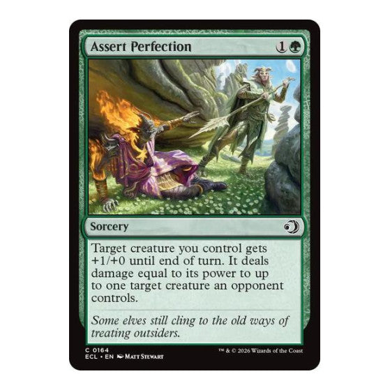 Assert Perfection (ECL) #164 Common Lorwyn Eclipsed Magic: The Gathering: 2026