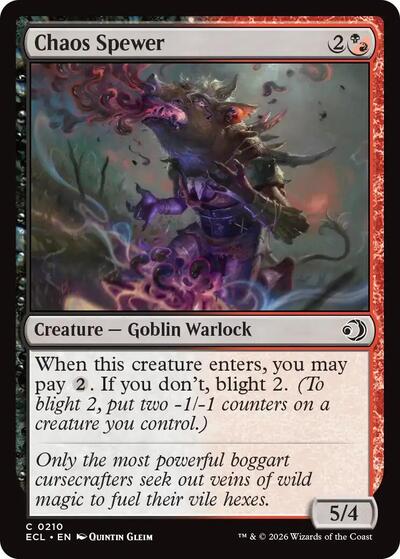 2026 Magic: Lorwyn Eclipsed (ECL) - Chaos Spewer (#210, Common)