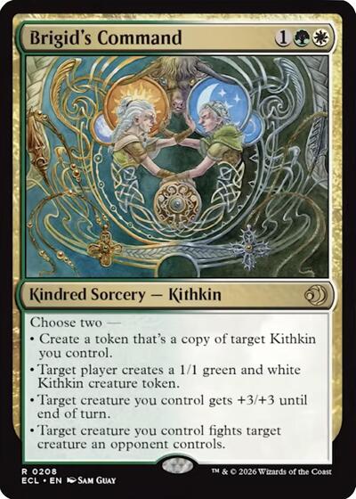 2026 Magic: Lorwyn Eclipsed (ECL) - Brigids Command (#208, Rare)