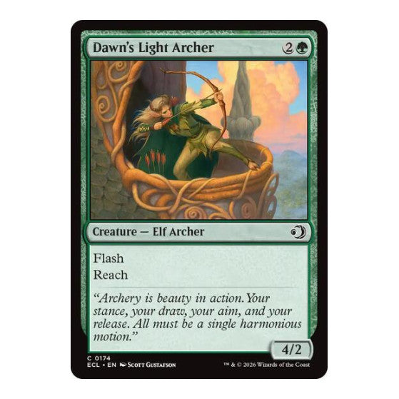 Dawn's Light Archer (ECL) #174 Common Lorwyn Eclipsed Magic: The Gathering: 2026
