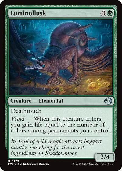 2026 Magic: Lorwyn Eclipsed (ECL) - Luminollusk (#179, Uncommon) (Lightly Played)