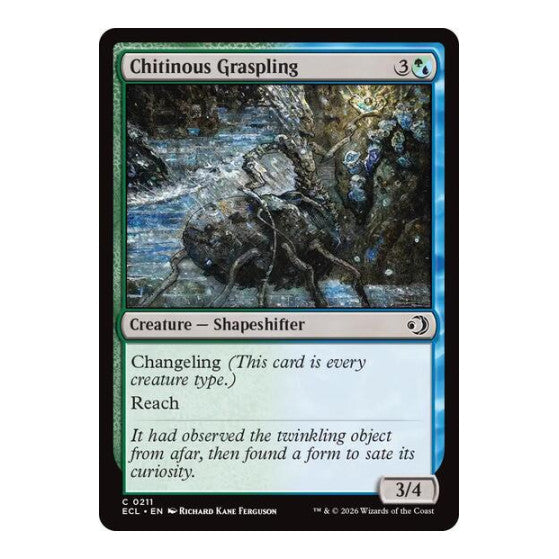 Chitinous Graspling (ECL) #211 Common Lorwyn Eclipsed Magic: The Gathering: 2026