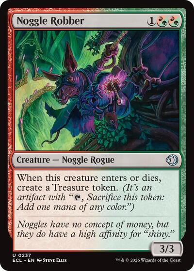 Noggle Robber (ECL) #237 Uncommon (Lightly Played) Lorwyn Eclipsed Magic: The Gathering: 2026