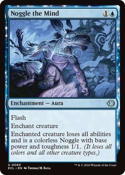 Noggle the Mind (ECL) #60 Uncommon (Lightly Played) Lorwyn Eclipsed Magic: The Gathering: 2026