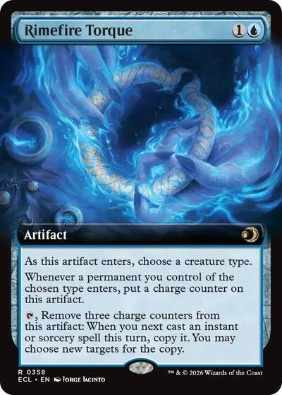 Rimefire Torque Extended Art (ECL) #358 Rare (Lightly Played) Lorwyn Eclipsed Magic: The Gathering: 2026