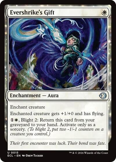 Evershrikes Gift (ECL) #15 Uncommon Lorwyn Eclipsed Magic: The Gathering: 2026