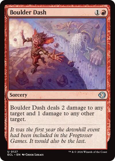 Boulder Dash (ECL) #127 Uncommon (Lightly Played) Lorwyn Eclipsed Magic: The Gathering: 2026