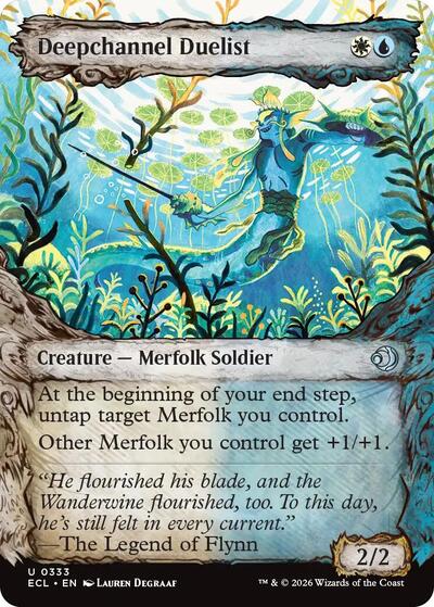 Deepchannel Duelist Showcase (ECL) #333 Uncommon (Lightly Played) Lorwyn Eclipsed Magic: The Gathering: 2026