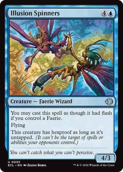 Illusion Spinners (ECL) #55 Uncommon (Lightly Played) Lorwyn Eclipsed Magic: The Gathering: 2026