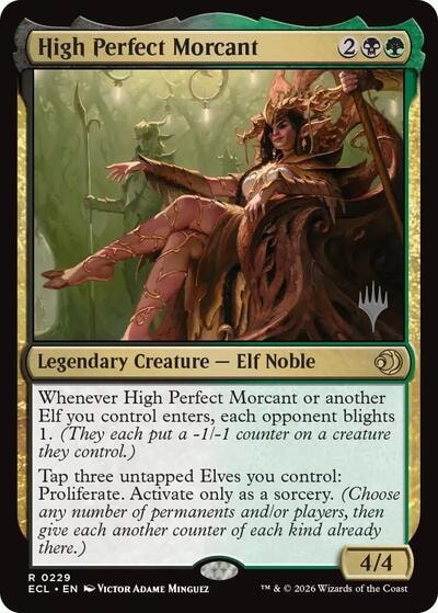 High Perfect Morcant (PPECL) #229 Rare (Near Mint) Promo Pack: Lorwyn Eclipsed Magic: The Gathering: 2026