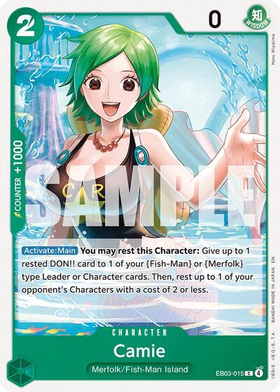 Camie (EB-03) #EB03-015 Common (Near Mint) Extra Booster: One Piece Heroines Edition One Piece Card Game: 2026