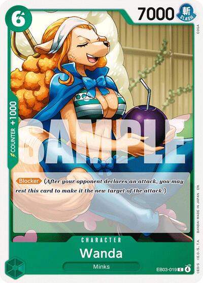 Wanda (EB-03) #EB03-019 Common (Near Mint) Extra Booster: One Piece Heroines Edition One Piece Card Game: 2026
