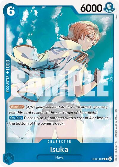 Isuka (EB-03) #EB03-022 Rare (Foil Near Mint) Extra Booster: One Piece Heroines Edition One Piece Card Game: 2026