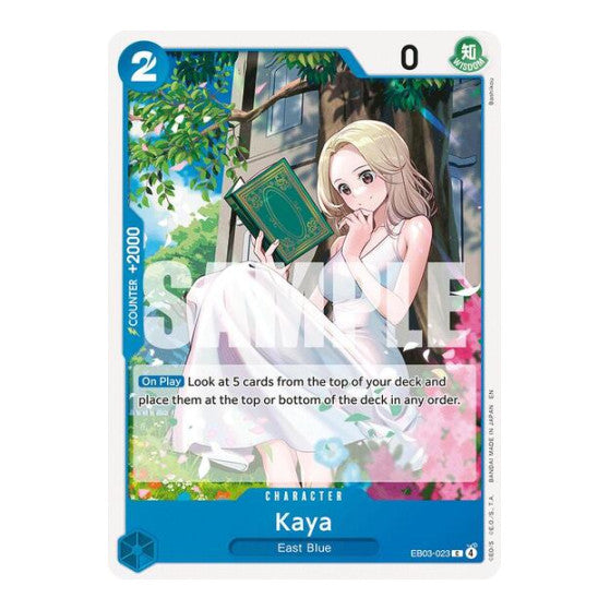 Kaya (EB-03-04) #EB03-023 Common (Near Mint) Extra Booster: One Piece Heroines Edition One Piece Card Game: 2026