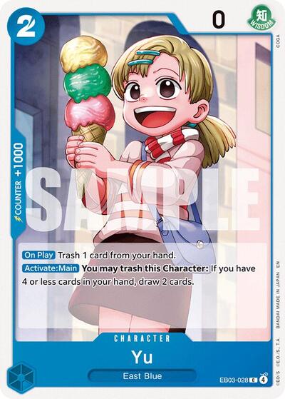 Yu (EB-03) #EB03-028 Common (Near Mint) Extra Booster: One Piece Heroines Edition One Piece Card Game: 2026