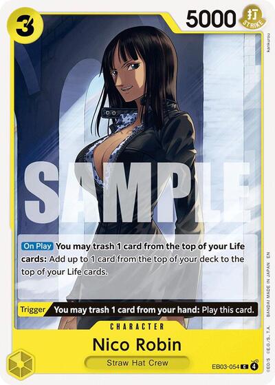 Nico Robin (054) (EB-03) #EB03-054 Common (Near Mint) Extra Booster: One Piece Heroines Edition One Piece Card Game: 2026