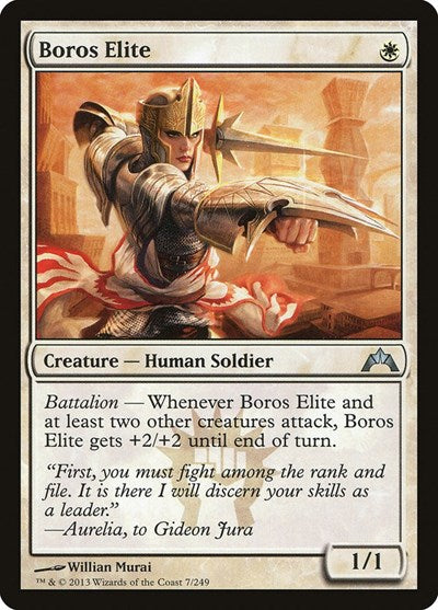 Boros Elite (GTC) #7 Uncommon (Lightly Played) Gatecrash Magic: The Gathering: 2013