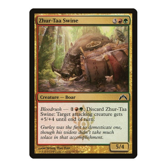 Zhur-Taa Swine (GTC) #210 Common (Lightly Played) Gatecrash Magic: The Gathering: 2013