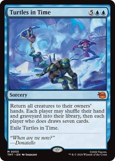 Turtles in Time (TMT) #55 Mythic Rare (Lightly Played) Teenage Mutant Ninja Turtles Magic: The Gathering: 2026