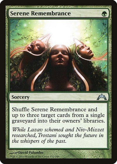 Serene Remembrance (GTC) #132 Uncommon Gatecrash Magic: The Gathering: 2013