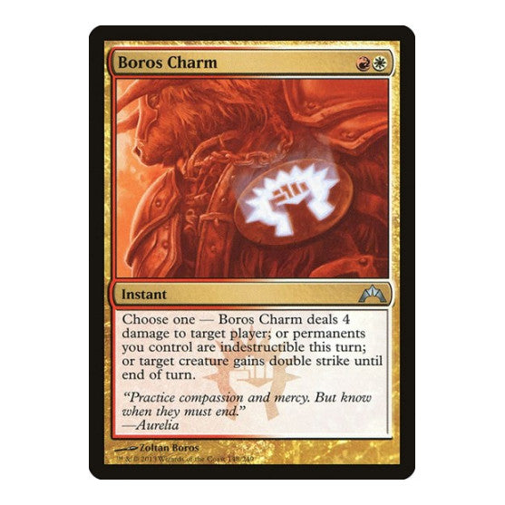 Boros Charm (GTC) #148 Uncommon (Lightly Played) Gatecrash Magic: The Gathering: 2013