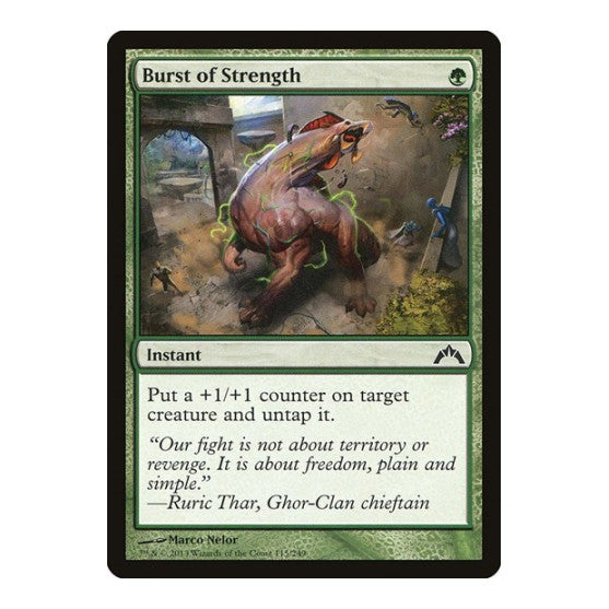 Burst of Strength (GTC) #115 Common Gatecrash Magic: The Gathering: 2013