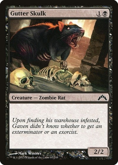 Gutter Skulk (GTC) #67 Common Gatecrash Magic: The Gathering: 2013