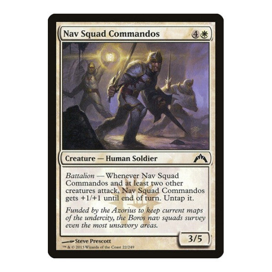 Nav Squad Commandos (GTC) #22 Common (Lightly Played) Gatecrash Magic: The Gathering: 2013