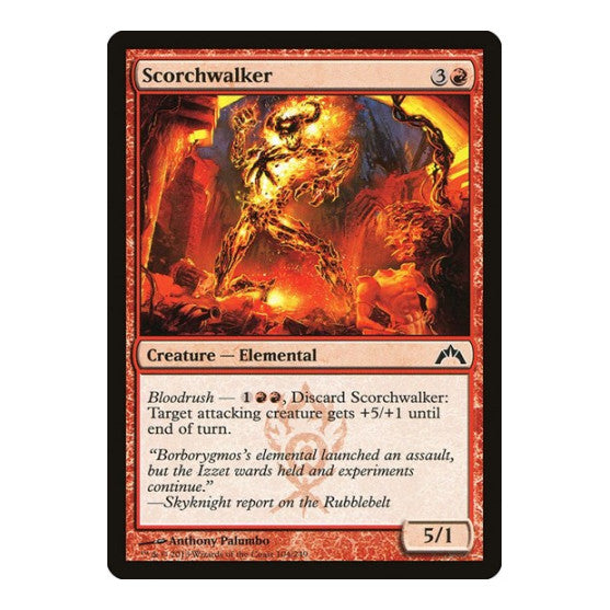 Scorchwalker (GTC) #104 Common (Lightly Played) Gatecrash Magic: The Gathering: 2013