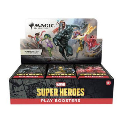 Marvel Super Heroes - Play Booster Display (MSH) (Unopened) Marvel Super Heroes Magic: The Gathering: 2026