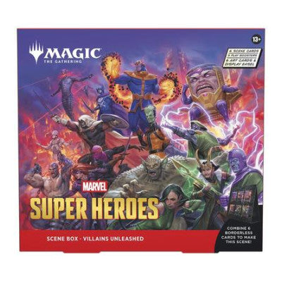 Marvel Super Heroes Scene Box - Villains Unleashed (MSH) (Unopened) Marvel Super Heroes Magic: The Gathering: 2026