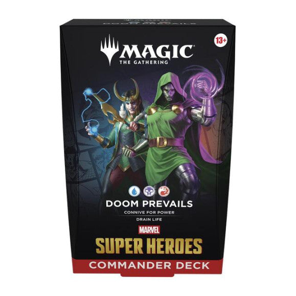 Marvel Super Heroes Commander Deck - Doom Prevails (MSC) (Unopened) Commander: Marvel Super Heroes Magic: The Gathering: 2026