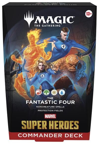Marvel Super Heroes Commander Deck - The Fantastic Four (MSC) (Unopened) Commander: Marvel Super Heroes Magic: The Gathering: 2026