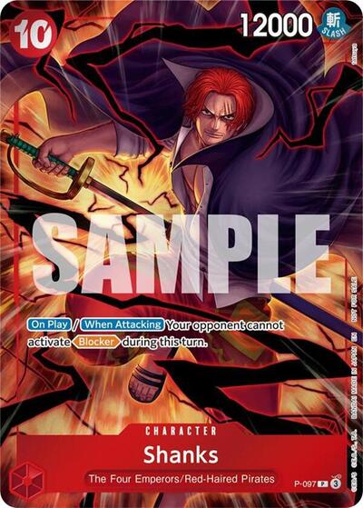 Shanks (Event Pack Vol. 8) (OP-PR) #P-097 Promo (Foil Near Mint) One Piece Promotion Cards One Piece Card Game: 2022