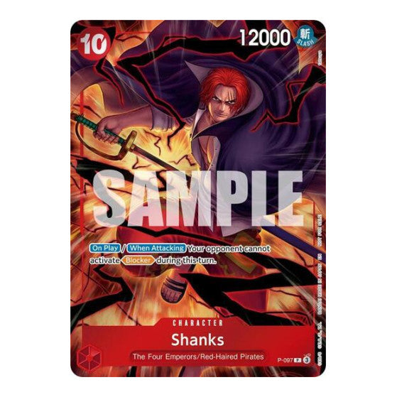 Shanks (Event Pack Vol. 8) (OP-PR) #P-097 Promo (Foil Near Mint) One Piece Promotion Cards One Piece Card Game: 2022