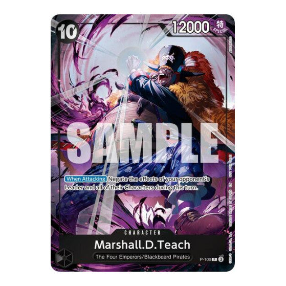 Marshall.D.Teach (Event Pack Vol. 8) (OP-PR) #P-100 Promo (Foil Near Mint) One Piece Promotion Cards One Piece Card Game: 2022
