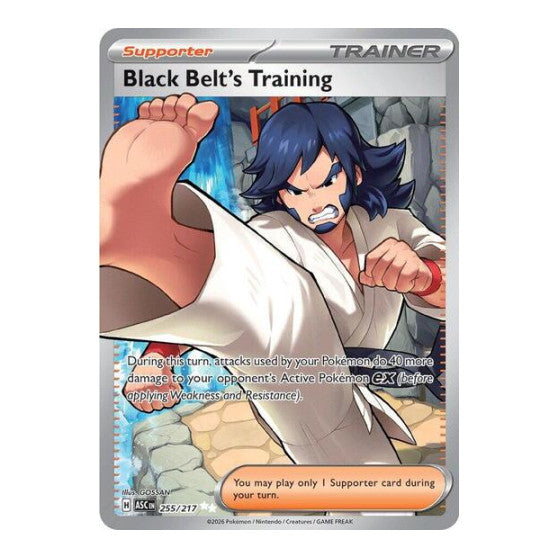 Black Belt's Training (ASC) #255/217 Ultra Rare (Holofoil Near Mint) ME: Ascended Heroes Pokemon: 2026