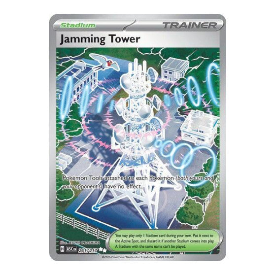 Jamming Tower (ASC) #261/217 Ultra Rare (Holofoil Near Mint) ME: Ascended Heroes Pokemon: 2026