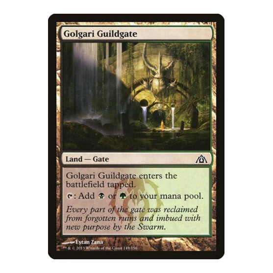 Golgari Guildgate (DGM) #149 Common Dragon's Maze Magic: The Gathering: 2013