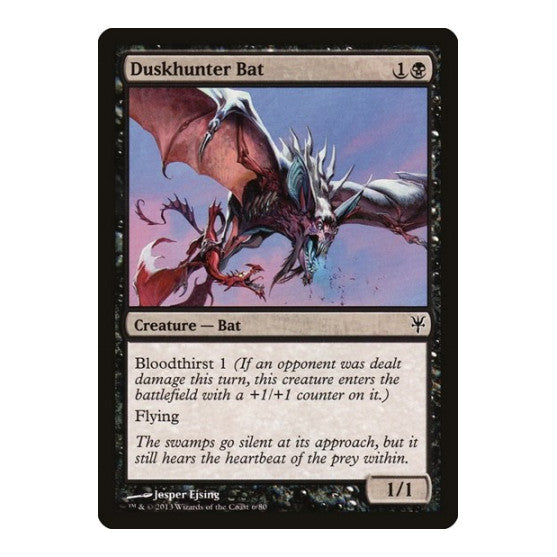 Duskhunter Bat (DDK) #6 Common (Lightly Played) Duel Decks: Sorin vs. Tibalt Magic: The Gathering: 2013